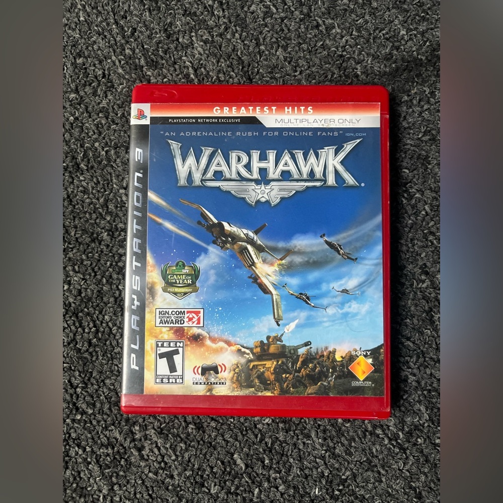 Warhawk Sony Playstation 3 2007 Greatest Hits Edition TESTED=WORKING